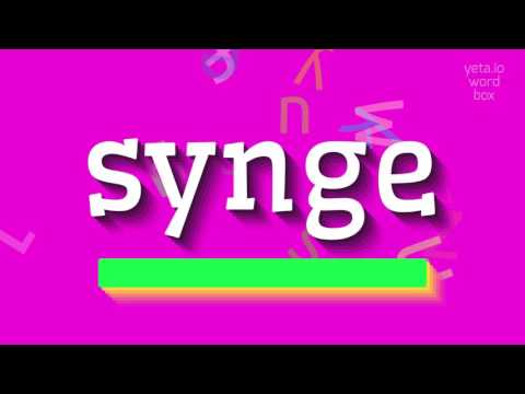 How to say "synge"! (High Quality Voices)