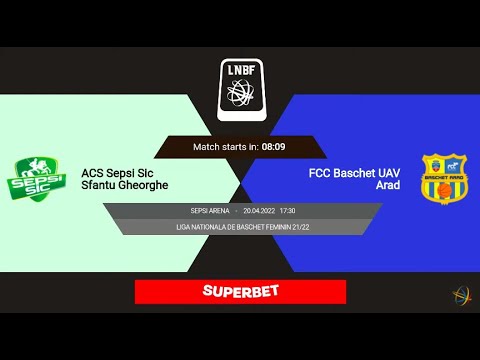 LNBF 2021-2022: Sepsi SIC Sfântu Gheorghe - FCC Baschet UAV Arad (FINALS, GAME 1)