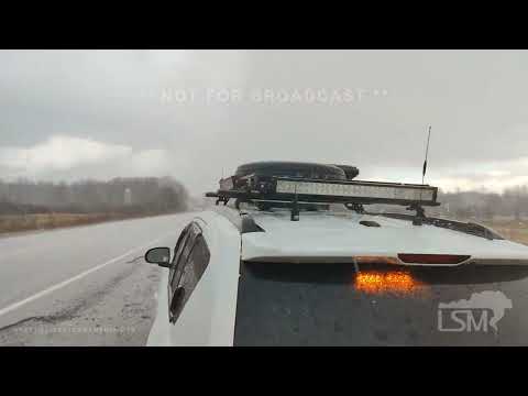 03-25-2023 Grove City, PA - Small hail storm