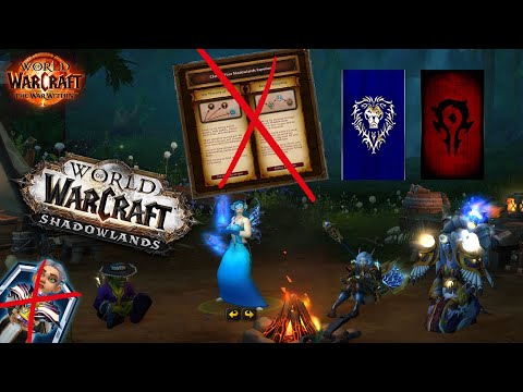 Shadowlands campaign skip / choosing covenant on alts  - 2025 War Within -  horde and alliance