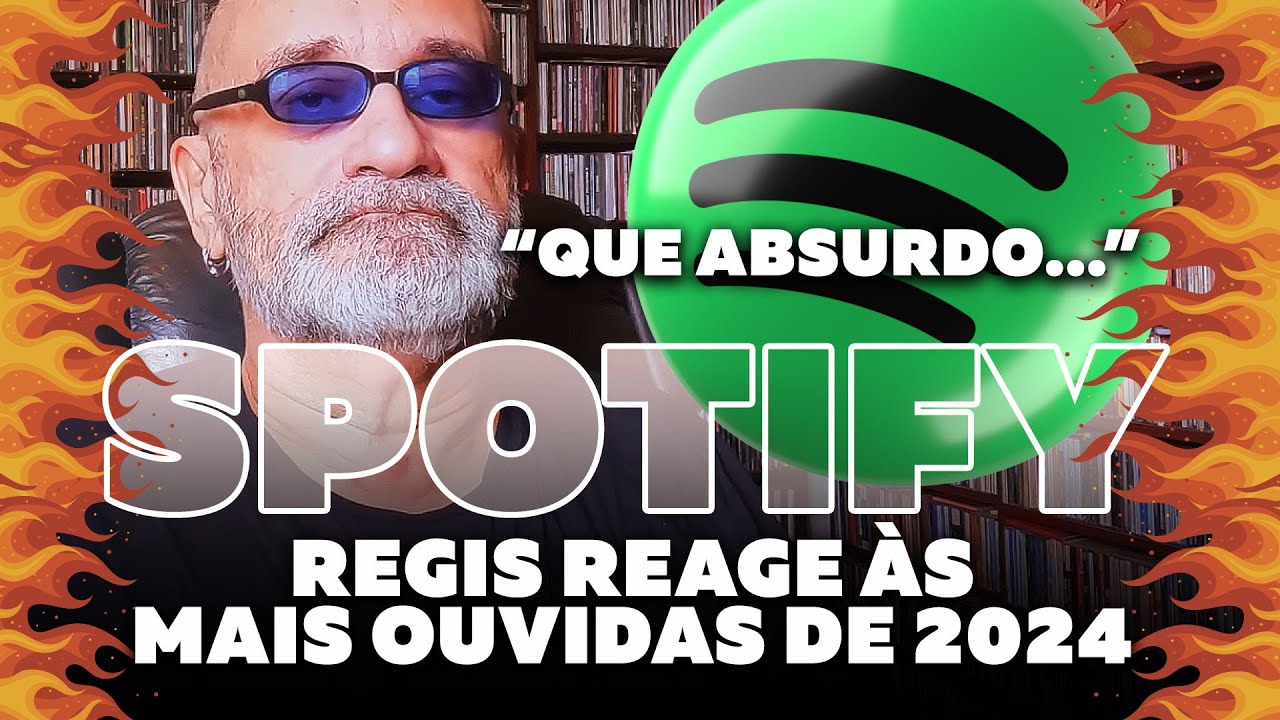 Spotify - Regis Reage às Mais Ouvidas de 2024