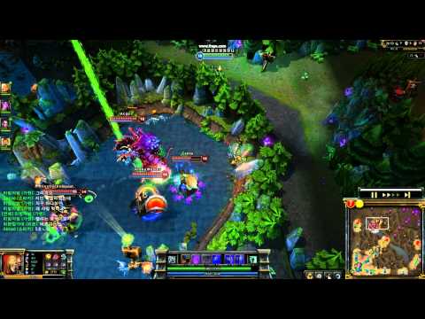 [LoL] Stealing baron buff with Karthus' "Q"