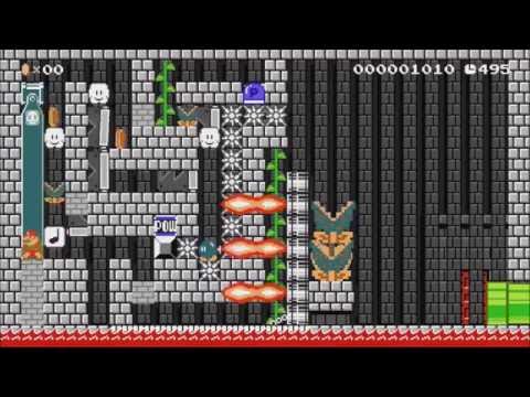 Super Mario Maker - One Screen Puzzle SUBSCRIBER LEVEL Juca #4