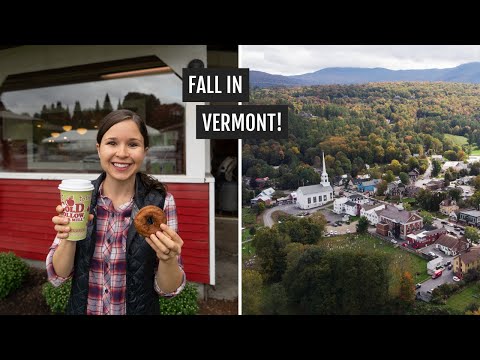 A PERFECT fall day in Vermont (Waterbury & Stowe) ???????? | Apple Cider Donuts, Corn Maze, & MORE!