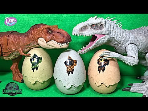 Hatch new Dinosaur Eggs with Jurassic World Dinosaur Toys!