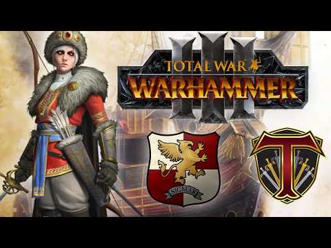 Ulrika & The LANDSHIP! Empire vs Greenskins - Total War Warhammer 3