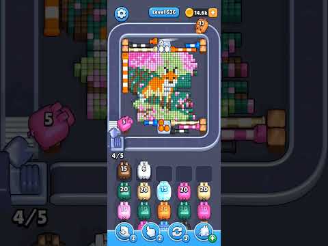 Pixel Flow Level 636 Walkthrough