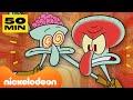 SpongeBob | 50 minuten met een geïrriteerde Octo | Nickelodeon Nederlands