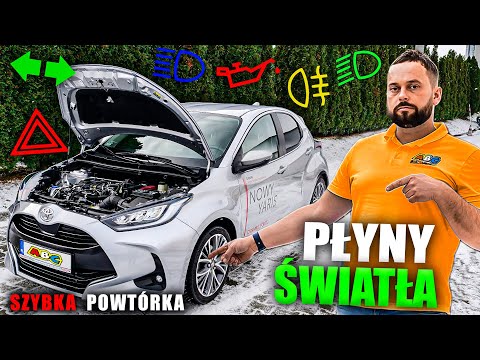 LIGHTS AND FLUIDS in TOYOTA YARIS - REVIEW BEFORE THE CATEGORY B DRIVING LICENSE TEST - WORD TASK