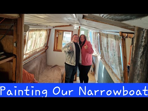 Day 2 of our narrowboat renovation project Ep39