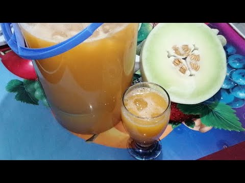 Agua fresca de melon durazno y papaya para buena dijestion muy económica para negocio