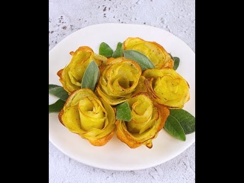 Potato roses: beautiful and delicious!