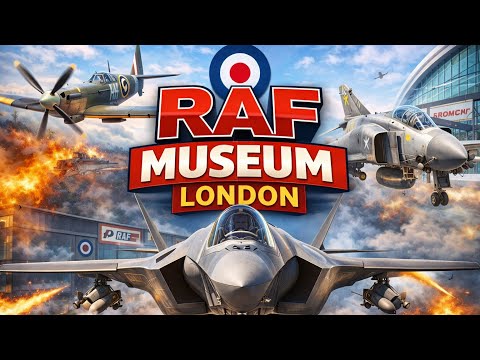 A walk in RAF Museum London #london #walking #4k #aviation #airplane 