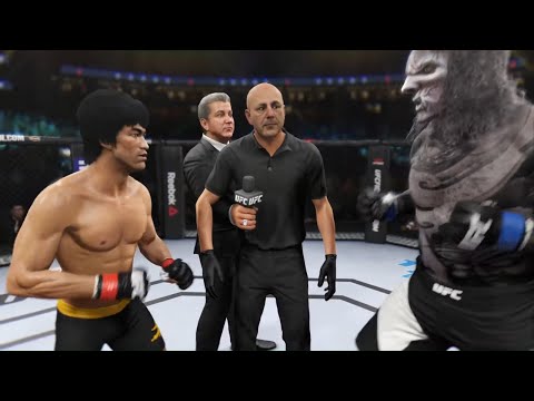 Bruce Lee vs. Oni Samurai - EA Sports UFC 2 🔥🐲