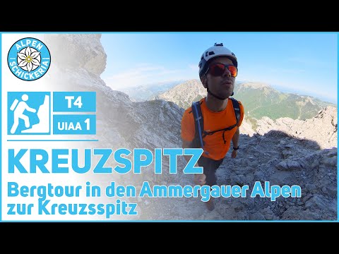 Kreuzspitze Ammergauer Alpen 2158m | T4 UIAA 1