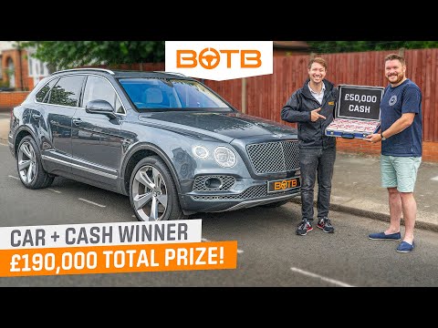 BOTB Winner! New Bentley Bentayga V8 + £50,000 - Week 29 2021 - Richard Sharples