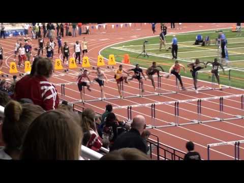 2014 NAIA Indoor Men's 60m Hurdle Prelim - Heat 2