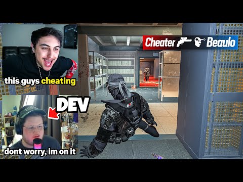 PLAYING CHEATERS WITH A DEV (they got banned)