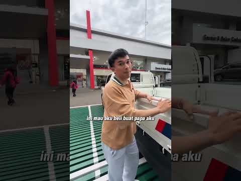 Bang Anwar bought a car for his father to transport goats