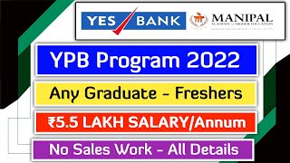 Yes Bank Yes Professional Banker Program 2022 Notification Out