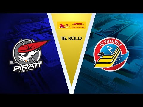 16. kolo DHL ELJ: Piráti Chomutov - HC Vítkovice Ridera