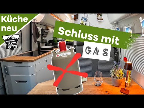 Induktionsherd im Wohnmobil - mit Küchenumbau gasfrei im Camper!