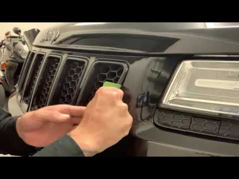 SMA - Jeep Grand Cherokee Grille inserts (Bezels) removal without removing front bar