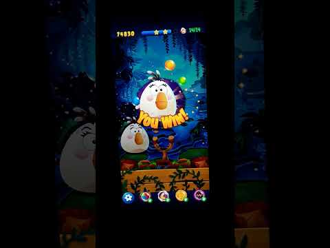 I'm playing the game Angry Birds Pop. Completed levels (108-110).