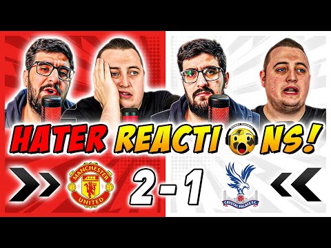 Man United's Rivals & Haters GUTTED 🤣 Reactions to Man United 2-1 Crystal Palace | Premier League Fa