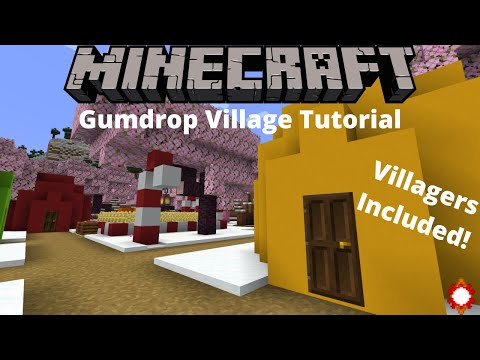 Insane Minecraft Gumdrop Village Build - 12 Days of Gearsaw Christmas!