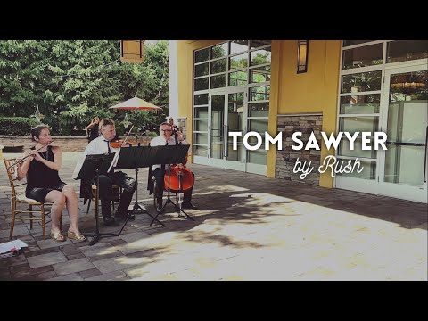 Tom Sawyer by Rush - Flute, Violin, Cello Wedding Ceremony Trio - Stone House at Stirling Ridge, NJ