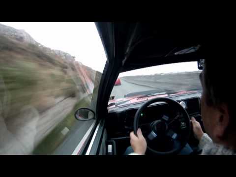 Lancia Delta integrale's on the Great Orme coast road.