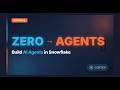 From Zero To AI Agent In 20 Minutes Snowflake Cortex Tutorial