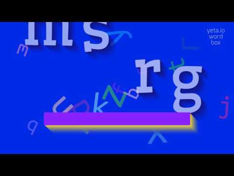 How to say "msgr"! (High Quality Voices)