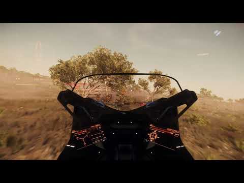 Star Citizen - Driving a Nox around Hurston's Savannah
