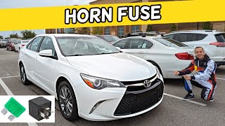 TOYOTA CAMRY HORN FUSE LOCATION, HORN DOES NOT WORK FUSE 2015 2016 2017