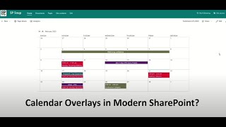 How to add a Classic Calendar with Overlays Colorized Categories in Modern SharePoint