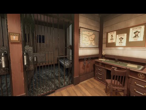 Escape Simulator: Episode 29: Wild West DLC, Room 1 (The Jail)