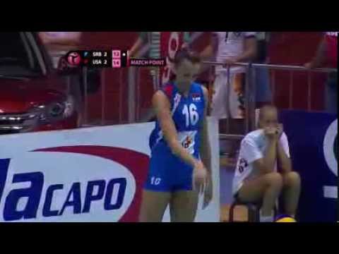 130811 World Grand Prix: Pool F Serbia - USA