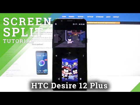 How to Enter Split Screen in HTC Desire 12 Plus – Create Double Screen