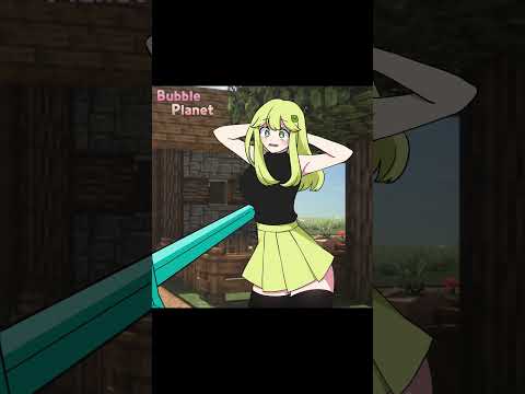 Creeper zero two dodging new song | Minecraft anime  #shorts