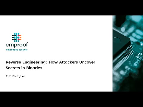 Webinar: Reverse Engineering – How Attackers Uncover Secrets in Binaries