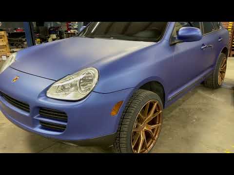 PORSCHE CAYENNE GETS SOME LOW!!