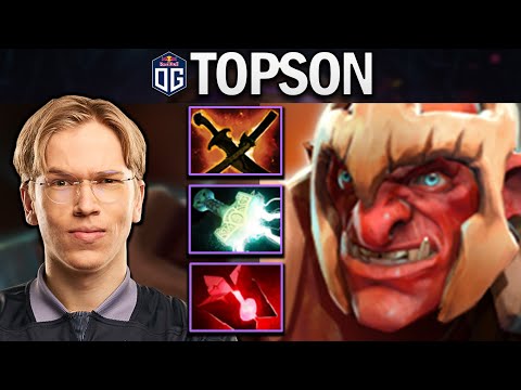 OG.TOPSON TROLL WARLORD WITH WTF BUILD - DOTA 2 7.28 GAMEPLAY