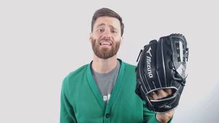 Video thumbnail: Mizuno MVP Prime SE 12'' Baseball Glove: GMVP1200PSE8  Black/Silver