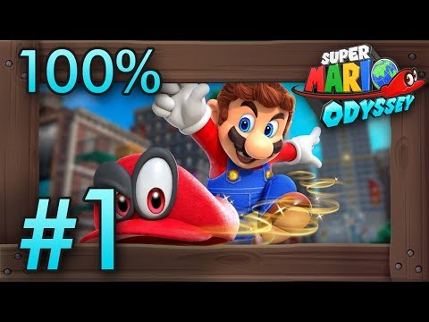 Super Mario Odyssey 100% Walkthrough Part 1 | Intro & Cap Kingdom (Switch Gameplay)