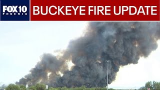 Heavy smoke visible as river bottom fire burns in Buckeye | FOX 10 Phoenix