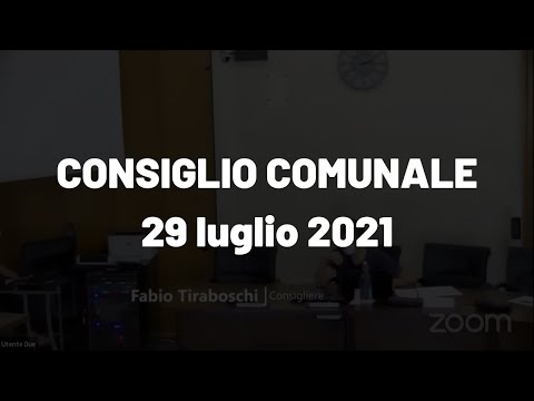 Consiglio Comunale Dalmine - 29 luglio 2021