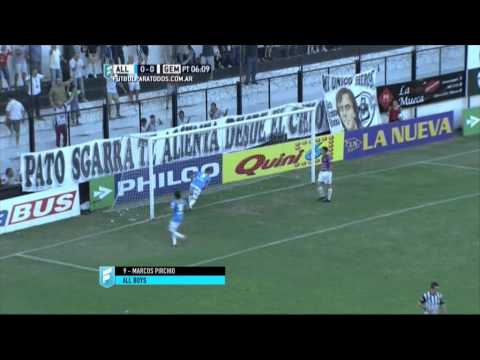 Gol de Pirchio. All Boys 1 - Gimnasia 0. Fecha 10. Primera B Nacional. FPT.