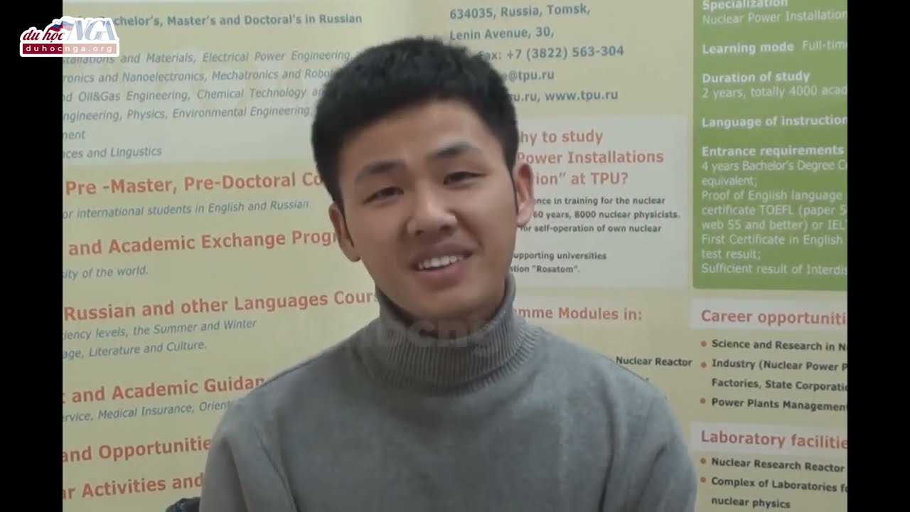 Phỏng vấn sinh viên Việt Nam học tập tại Đại học Bách khoa Tomsk